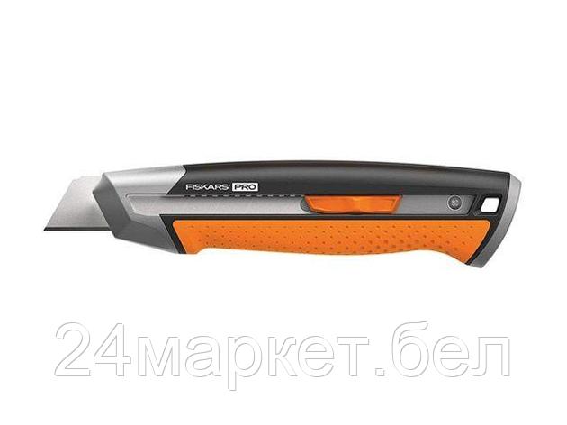 Нож с выдвижным, сменным лезвием 25мм CarbonMax FISKARS, фото 2
