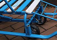 Санки детские Ника Тимка 5 Универсал с колесами Т5У/Г2 (цвет голубой), фото 10