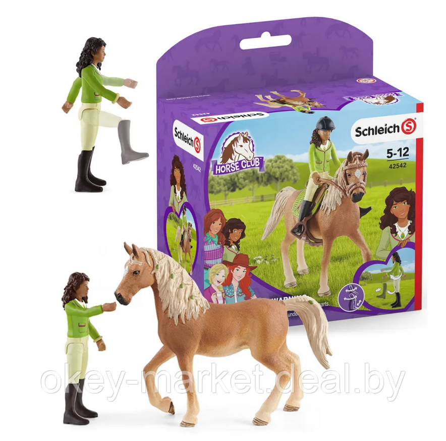 Игровой набор Schleich Сара и Мистери 42542 - фото 1 - id-p188516227