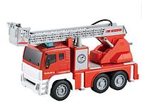 Пожарная машина инерционная водяная помпа, свет, звук WY851A