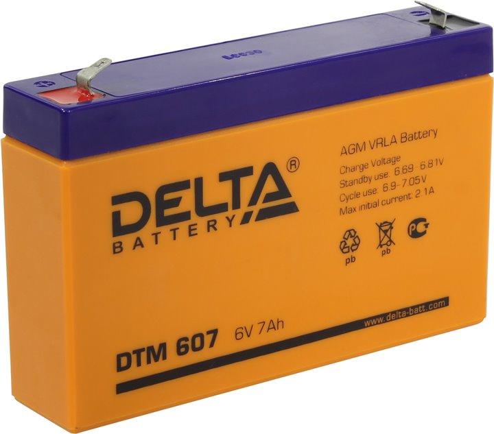 Аккумулятор Delta DTM 607 (6V, 7Ah) для UPS
