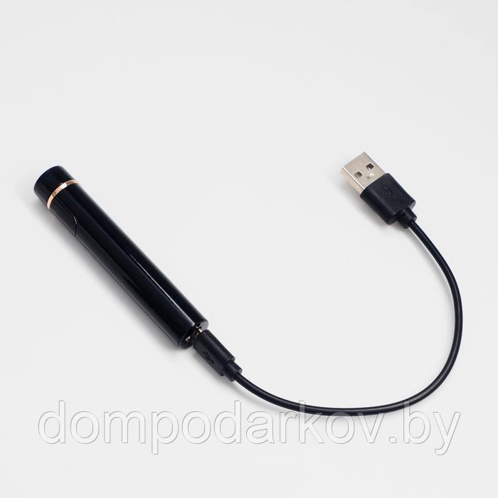 Зажигалка электронная, спираль, с индикатором заряда, USB - фото 4 - id-p193078347