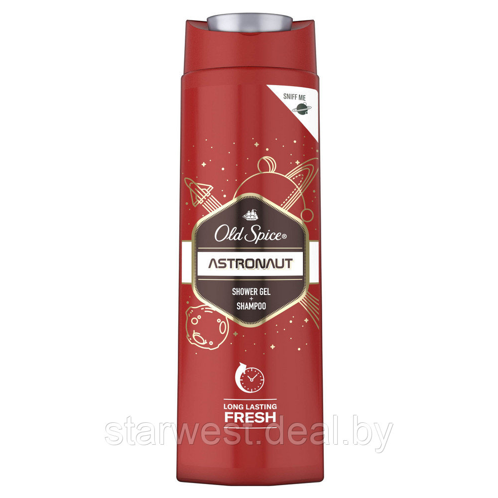 Old Spice XL ASTRONAUT 400 мл Гель для душа и Шампунь 2 в 1 мужской - фото 2 - id-p193078357