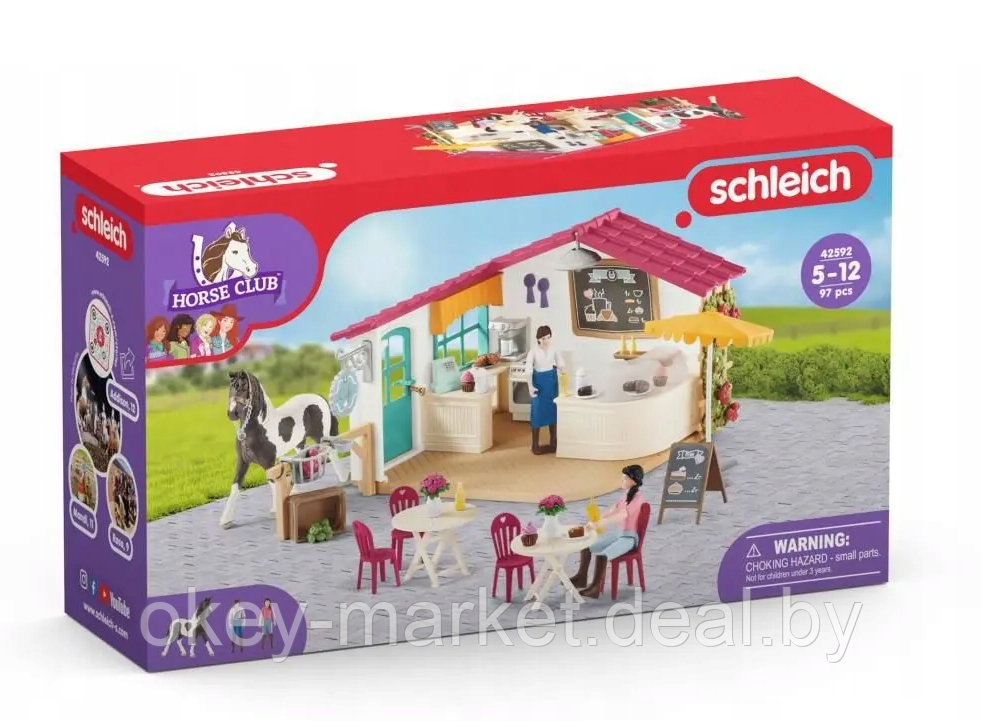 Игровой набор Schleich Большое кафе Райдер 42592 - фото 8 - id-p193078456