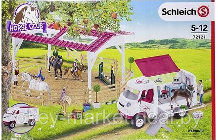 Игровой набор Schleich Ветеринар в питомнике верховой езды 72121 - фото 1 - id-p168610177