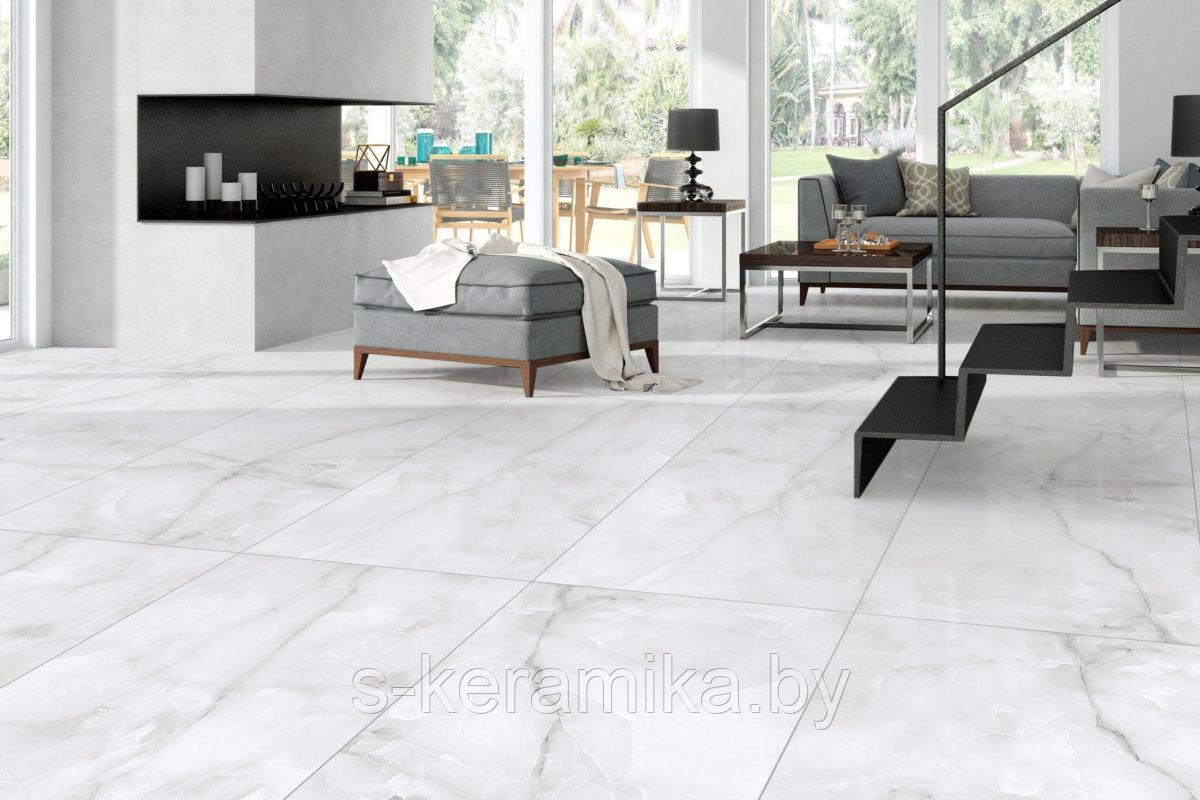Керамогранит NETTO Plus Onyx Grey polished 120x60 cm