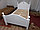 Кровать из натурального дерева "Прованс Премиум" Ш1480мм*Д2160мм*В1100мм, фото 6