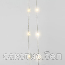 Гирлянда «Роса» с крупными каплями 2 м, 20 LED, теплое белое свечение, 2хCR2032 в комплекте NEON-NIGHT, фото 2