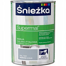 SUPERMAL Emalia Olejno-Ftalowa (0,8л) стальная RAL7001