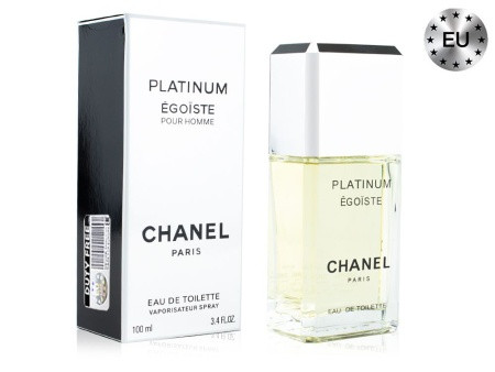 Мужская туалетная вода Chanel - Egoiste Platinum Edt 100 ml (Lux Europe) - фото 1 - id-p193086665