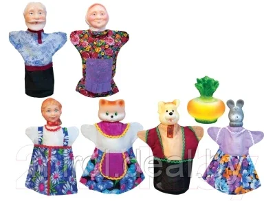 Набор кукол-перчаток Русский стиль Репка / 11202 - фото 1 - id-p193090239