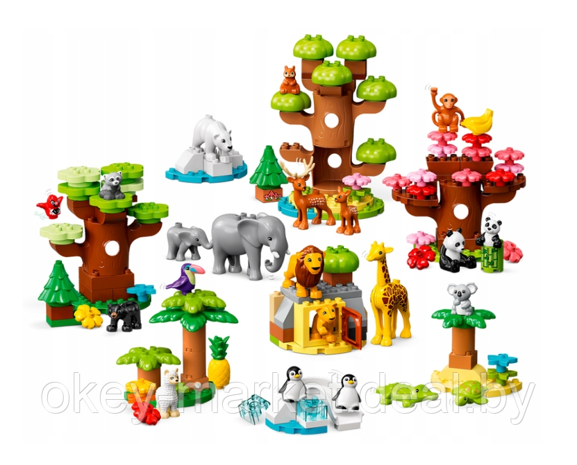 Конструктор Lego Duplo Дикие животные мира 10975 - фото 5 - id-p193092132