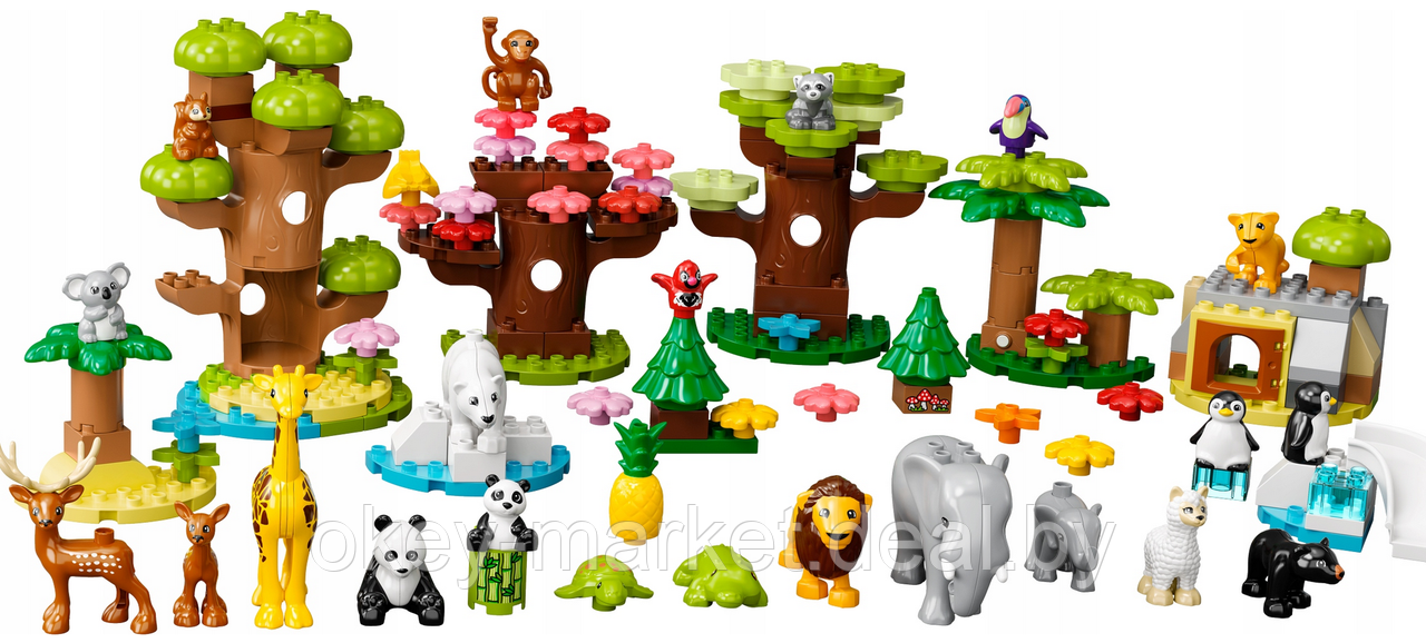 Конструктор Lego Duplo Дикие животные мира 10975 - фото 10 - id-p193092132