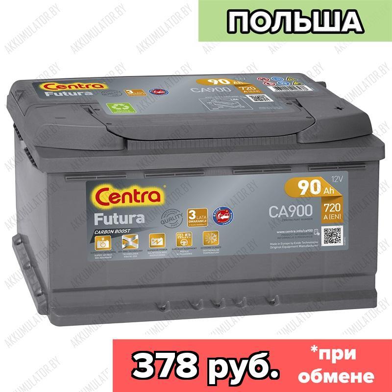 Аккумулятор Centra Futura CA900 / 90Ah / 720А / Обратная полярность / 315 x 175 x 190