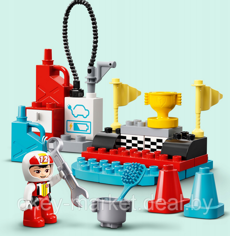 Конструктор Lego Duplo Town Гоночные машины 10947 - фото 6 - id-p193093870