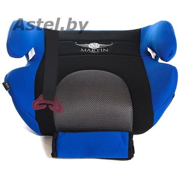 Бустер Martin Noir YOGA 22-36 кг (с накладкой на ремень безопасности) Blue Голубой - фото 3 - id-p193094137