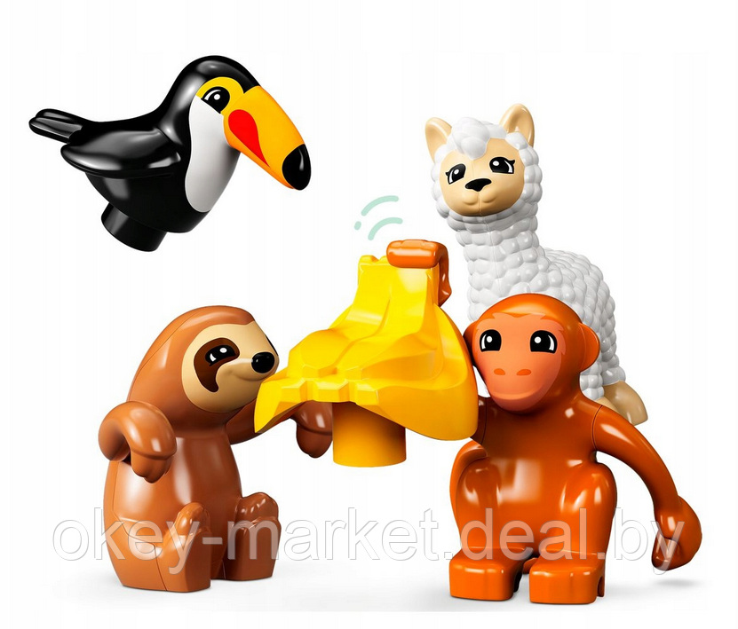 Конструктор Lego Duplo Дикие животные Южной Америки 10973 - фото 4 - id-p184436037