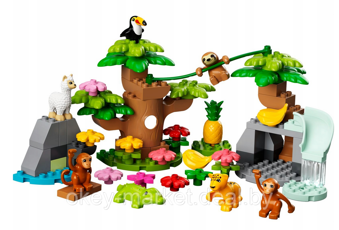 Конструктор Lego Duplo Дикие животные Южной Америки 10973 - фото 5 - id-p184436037