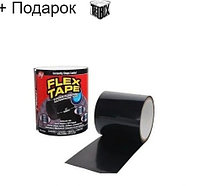 Cверхсильная клейкая лента Flex Tape. Цвет черный (Размер 152*10 см)