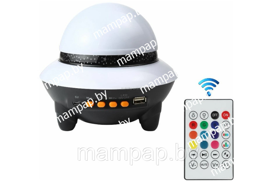 Диско-шар LED Crystal Magic Ball Light Bluetooth + музыкальный модуль+ звёздное небо - фото 3 - id-p193095309