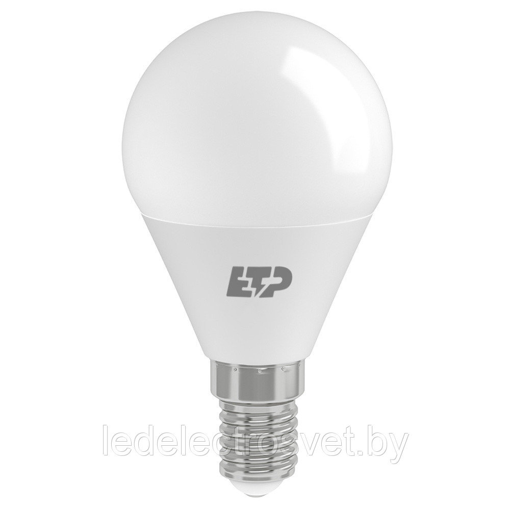 Лампа светодиодная G45 7W 6500K E14 ETP