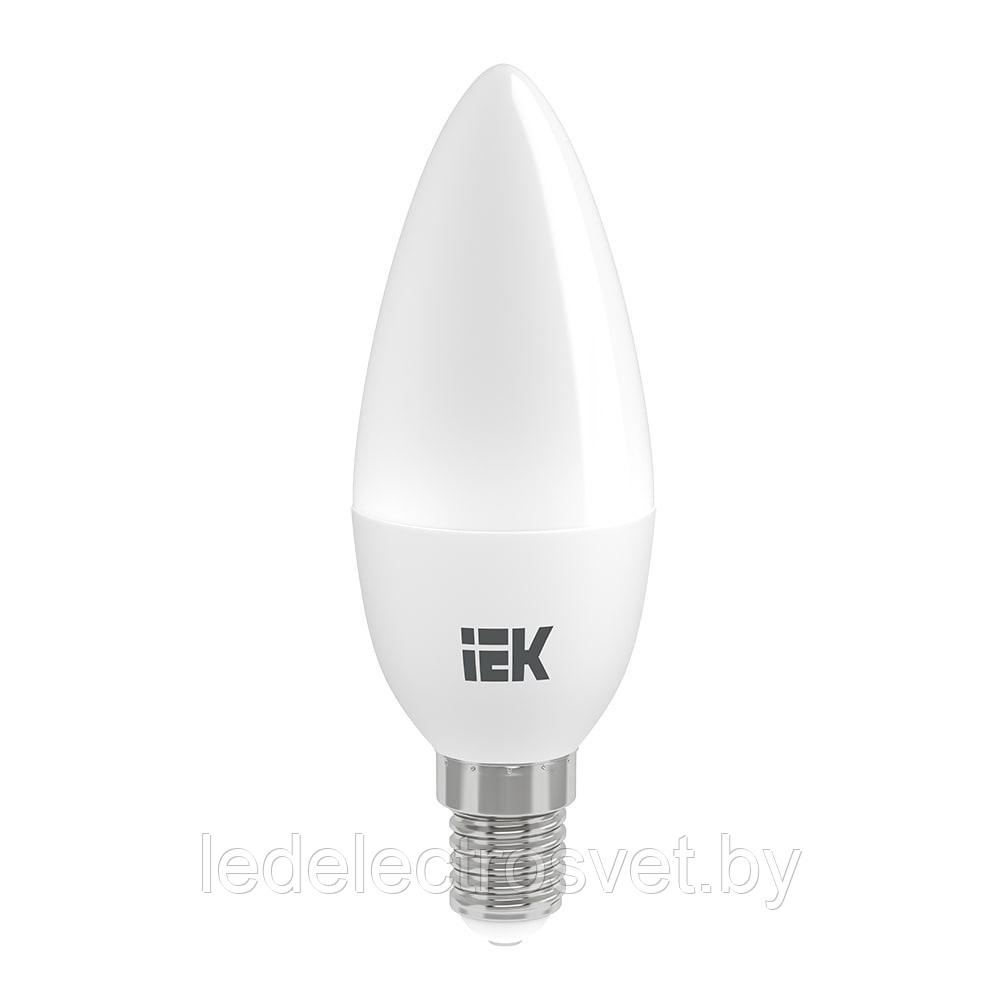 Лампа светодиодная ECO C35 7W 4000К E14 IEK