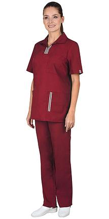 Костюм СИРИУС-ВИКТОРИЯ женский бордовый, фото 2