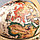 Глобус-бар декоративный, песочный цвет 43х33х33 см, фото 3