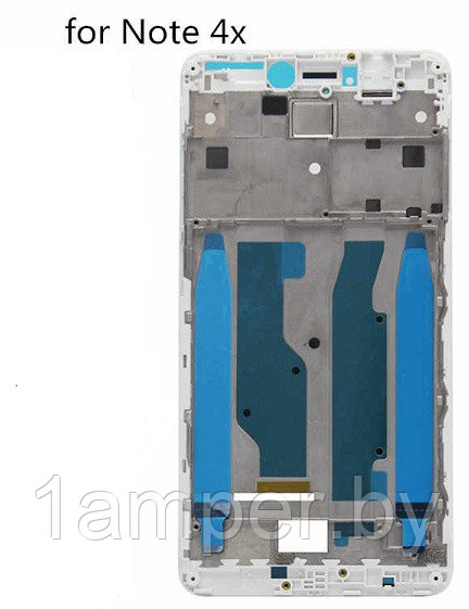 Передняя рамка дисплея Original для Xiaomi Redmi Note 4 Global/4X Snapdragon Черная, белая
