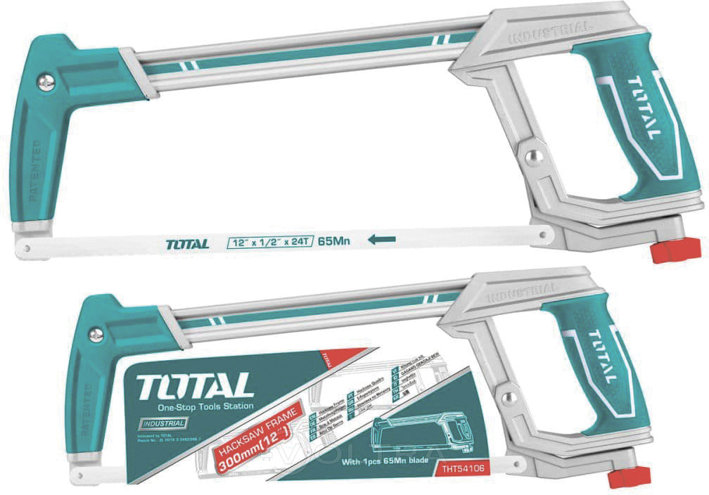 Ножовка по металлу 300mm/12" INDUSTRIAL TOTAL THT54106 - фото 1 - id-p193098336
