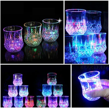Светящийся стакан с цветной Led подсветкой дна - фото 3 - id-p193098383