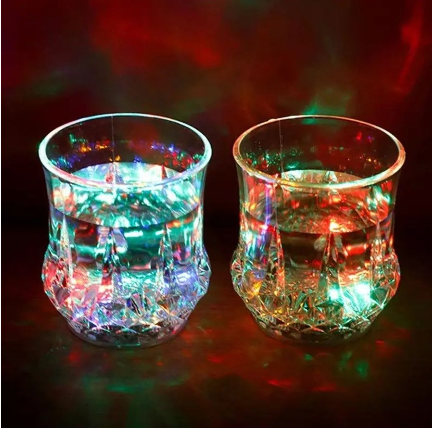 Светящийся стакан с цветной Led подсветкой дна - фото 8 - id-p193098383
