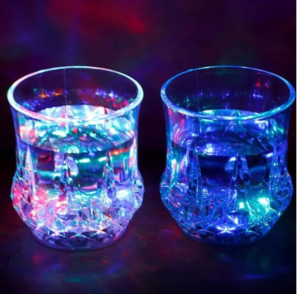 Светящийся стакан с цветной Led подсветкой дна - фото 7 - id-p193098383