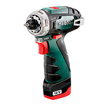 Дрель-шуруповерт Metabo PowerMaxx BS Basic (34 Нм, 2 АКБ 2 А/ч, быстрое зарядное, кейс) 600080500, фото 3