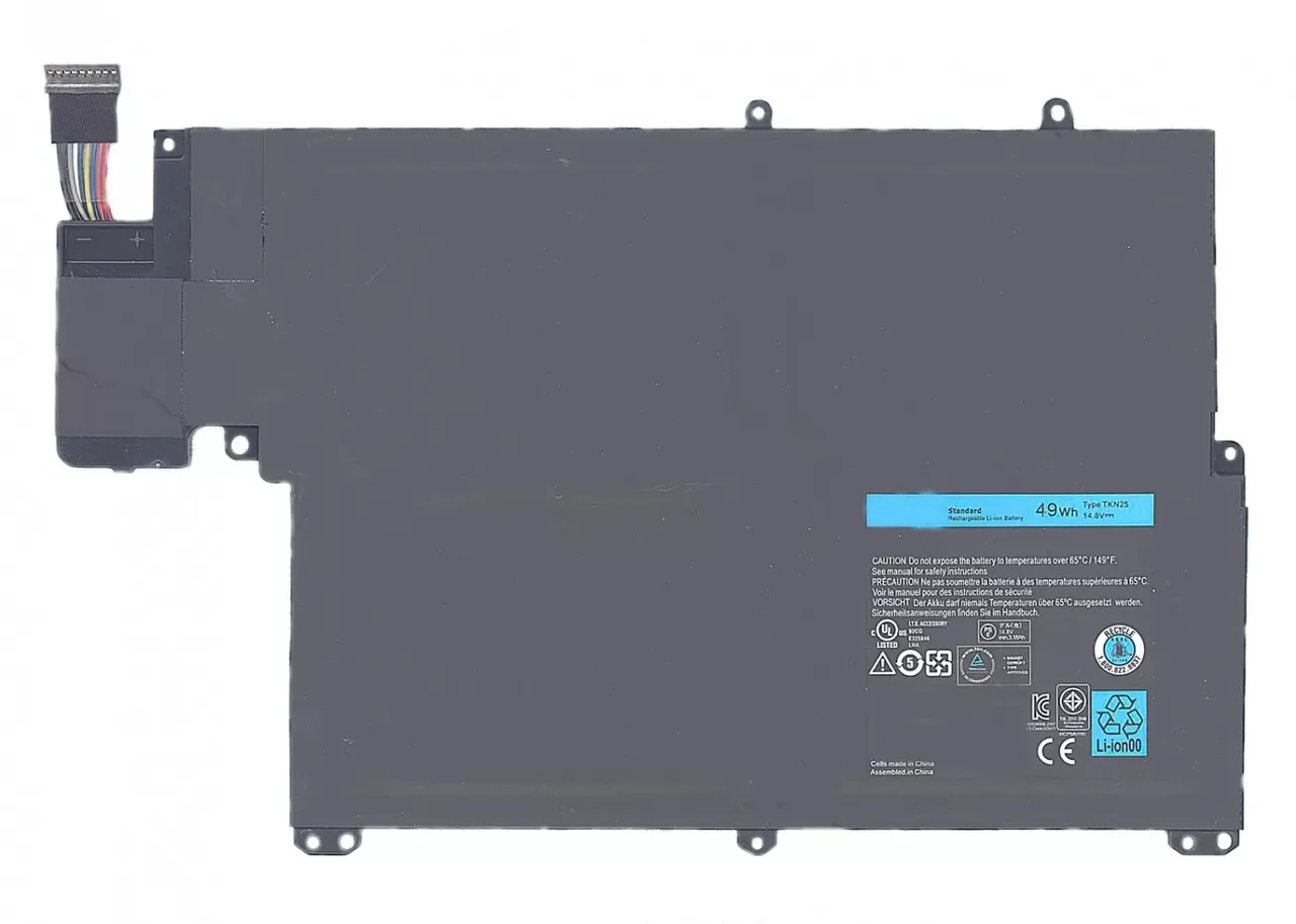 Аккумулятор (батарея) TKN25 для ноутбука Dell Inspiron 5323 14.8B, 49Втч, 3300мАч - фото 1 - id-p115806612