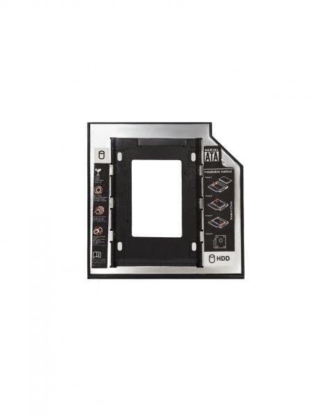 Переходник дополнительного HDD кредл в отсек CD/DVD SATA 12.7 mm - фото 1 - id-p136401659