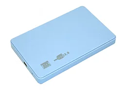 Бокс для жесткого диска 2.5" пластиковый USB 2.0 DM-2508 синий