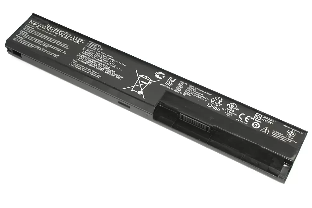 Аккумулятор (батарея) A32-X401 для ноутбука Asus X401, 10.8В, 47Вт, черная