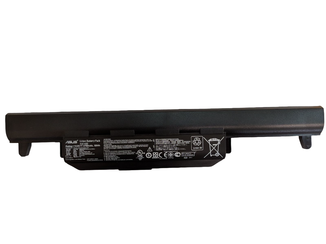 Аккумулятор (батарея) для ноутбука Asus K55 (A32-K55) 4400-5200мАч, 10.8-11.34В