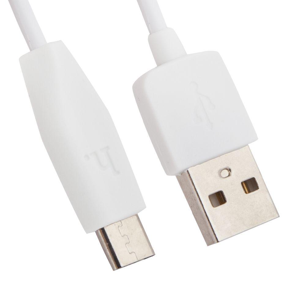 USB кабель Hoco X1 Rapid Charging Cable Micro, 1 метр, белый