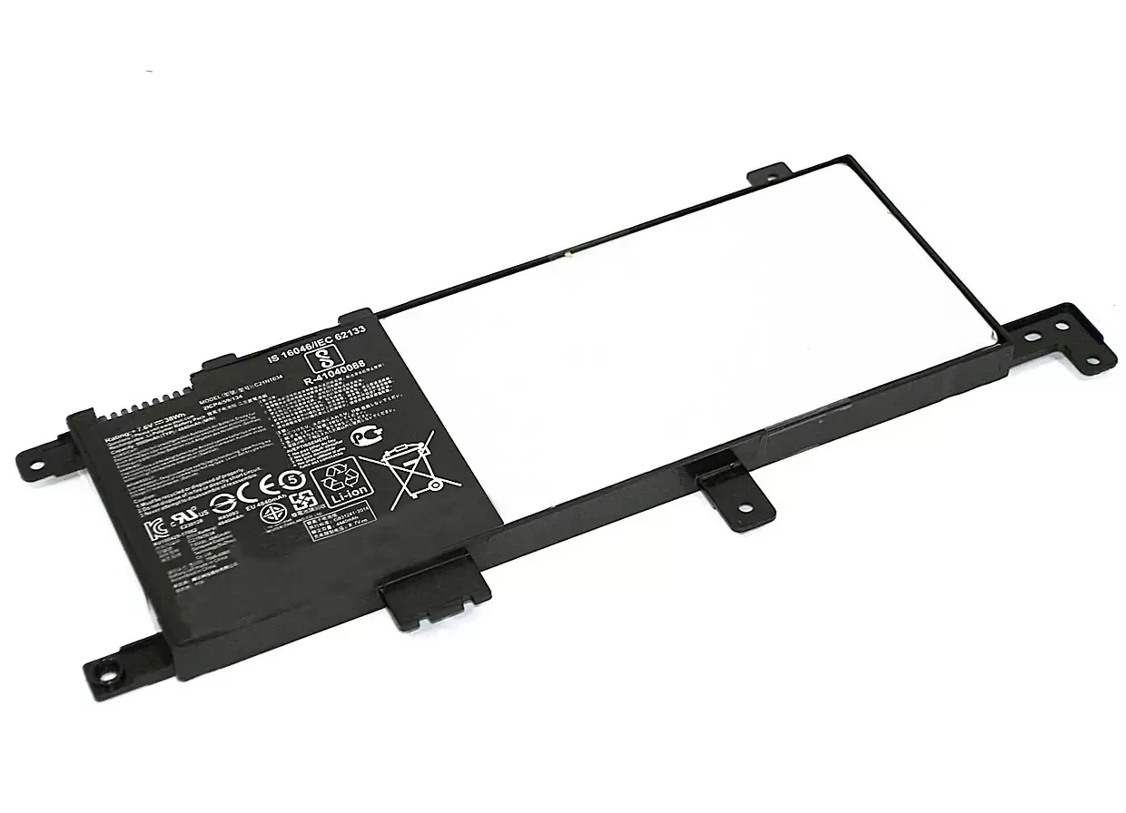 Аккумулятор (батарея) C21N1634 для ноутбука Asus X542U, 7.6В, 5000мАч