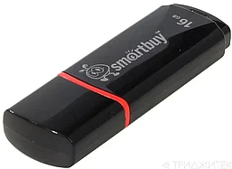 USB Flash 16GB SmartBuy Crown, черный