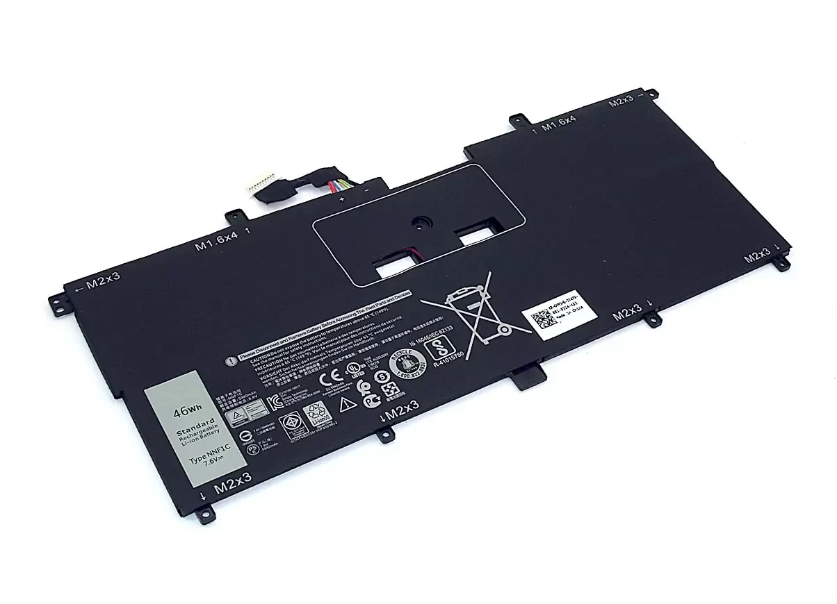 Аккумулятор (батарея) HMPFH для ноутбука Dell XPS 13 9365, 7.6В, 5940мАч