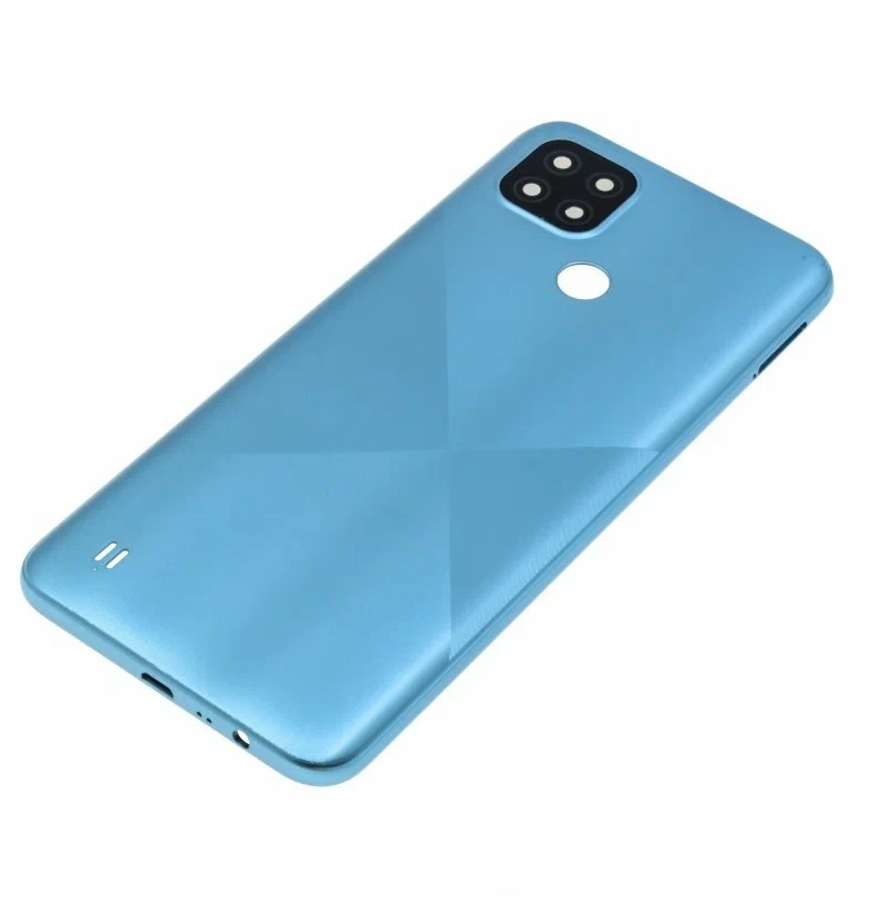 Задняя крышка корпуса для Realme C21, голубая