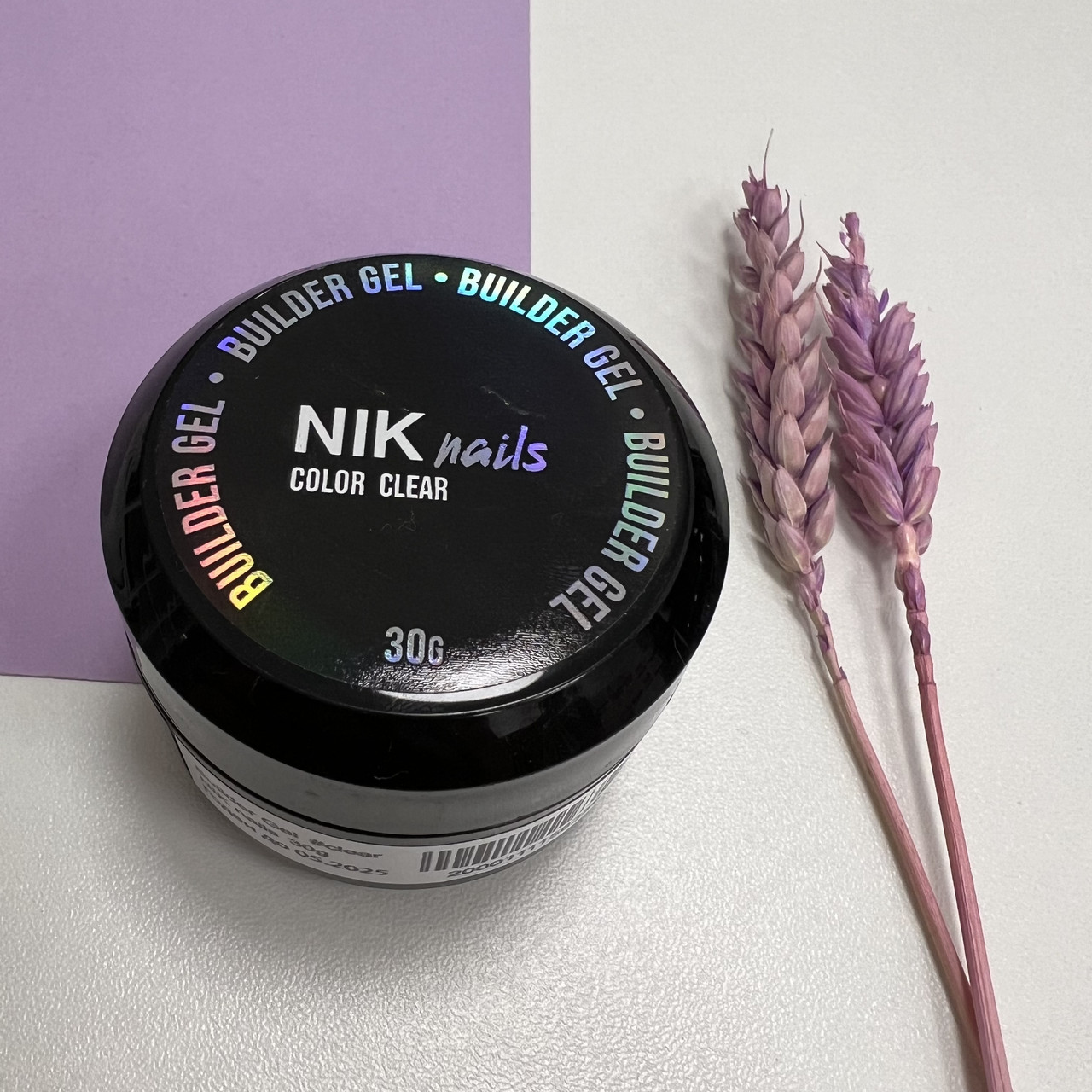 Гель Nik Nails Clear (прозрачный), 30 гр