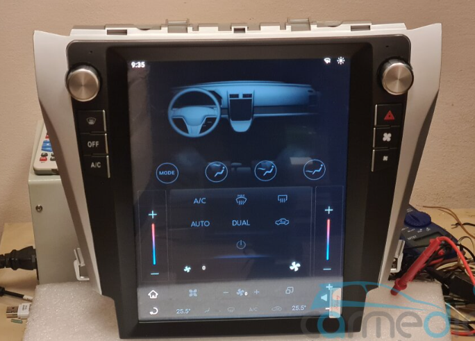 Штатная магнитола в стиле Tesla Toyota Camry V50/55 (2012-2017) Android 11 (8/128gb+4g) - фото 4 - id-p193135037