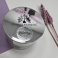 Акриловая пудра Global Fashion White, 50 гр