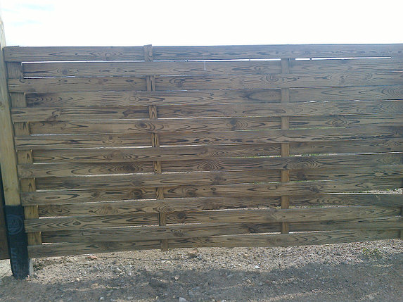 Забор деревянный плетень, фото 2