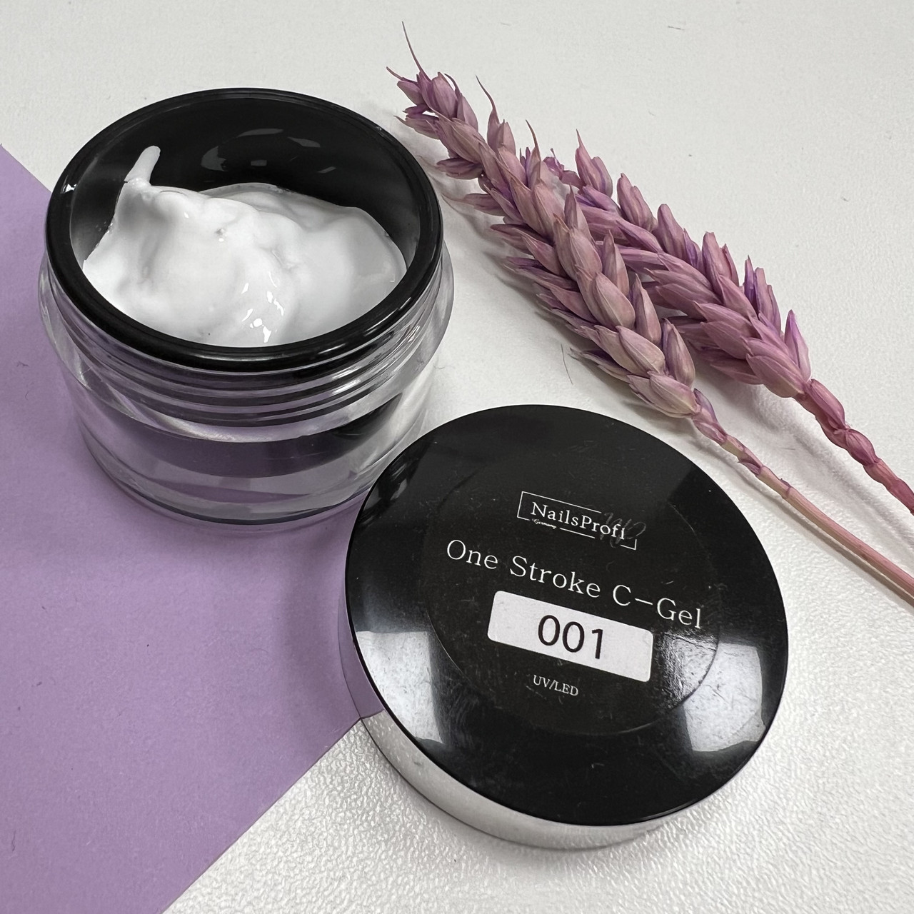 Гель-краска Nails Profi C-Gel 001 БЕЛЫЙ, 15 гр