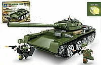 Конструктор танк Т-44 MEDIUM TANK со светом 535+ деталей Kazi 82049